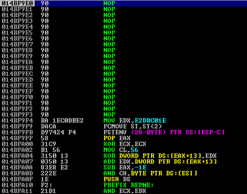 Stepping through the execution flow in Immunity Debugger