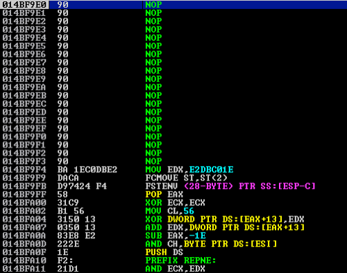 Stepping through the execution flow in Immunity Debugger