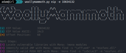 EIP Offset Enumeration