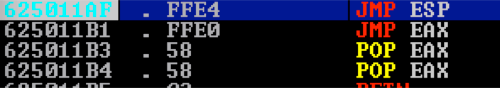 Modified Python Script with Egghunter and JMP ESP