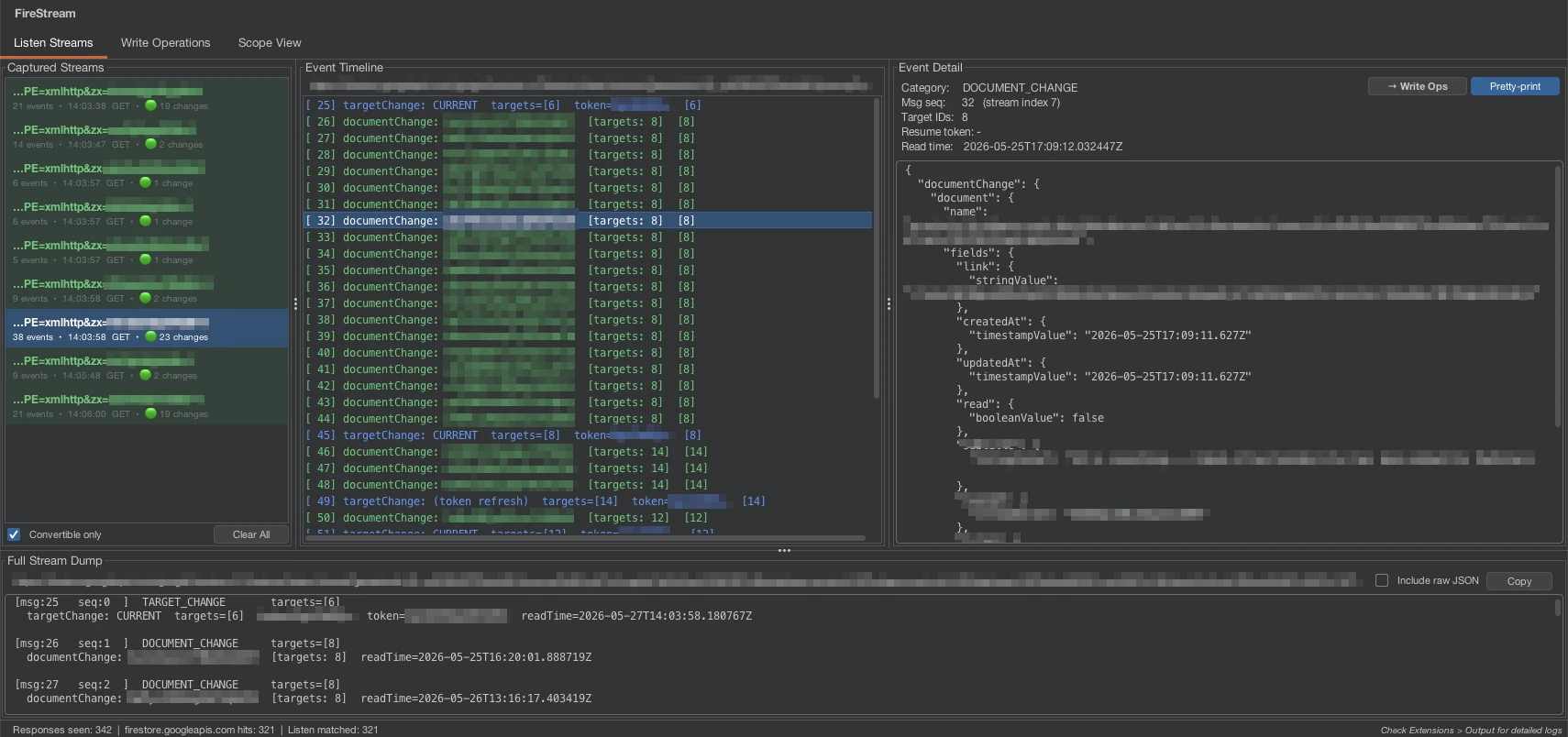Intercepting and Manipulating Firestore Streams with a Custom Burp Extension