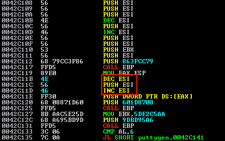 Identifying the WaitForSingleObject function call