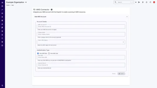 GitHub, AWS, and Slack attack surface management platform integration image